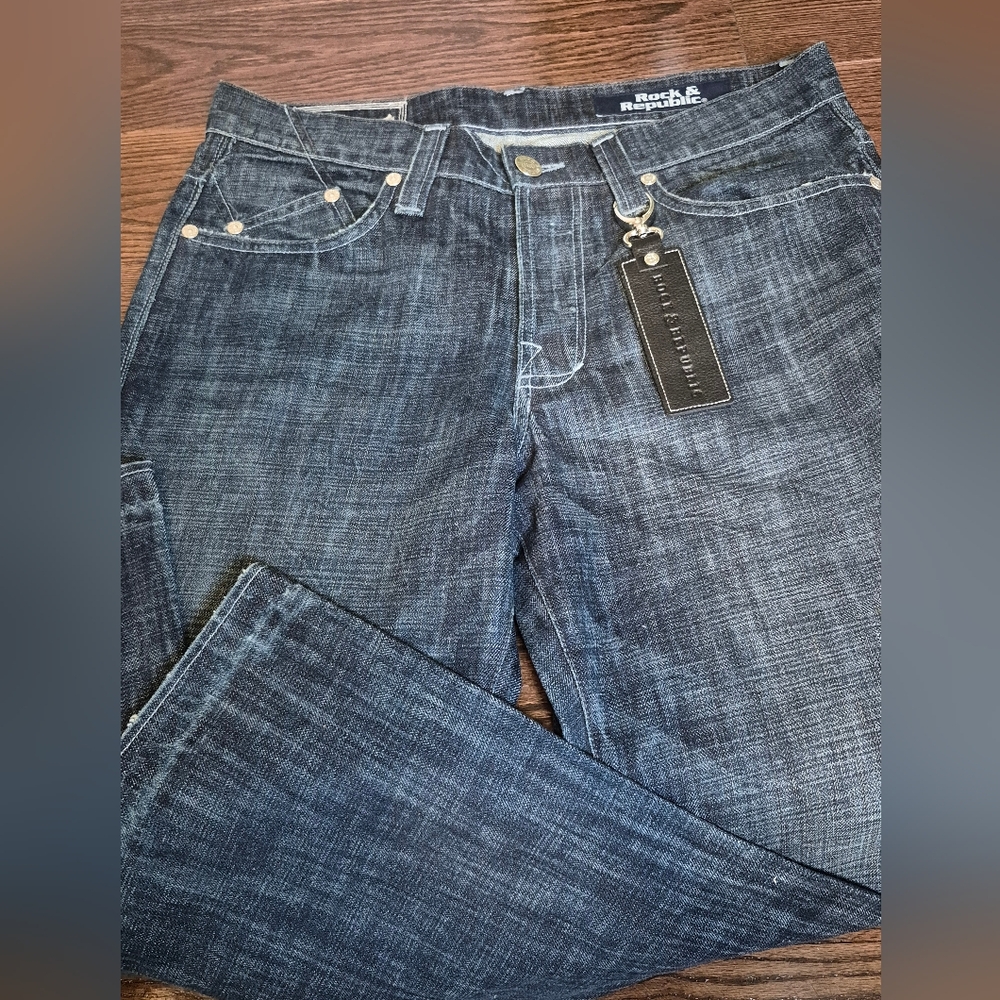 Rock & Republic Blue Denim Jeans - Picture 13 of 16